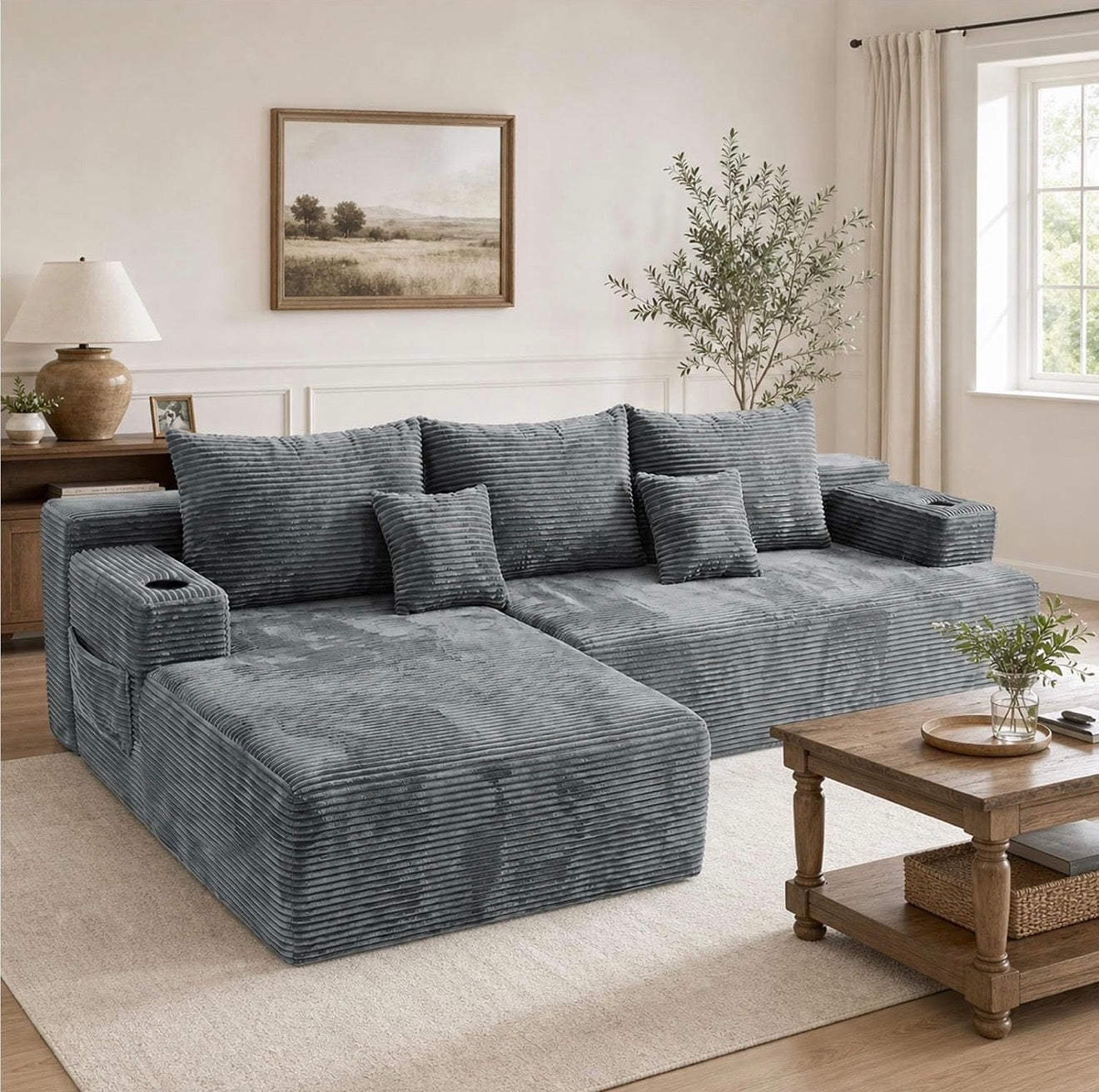 The Boneless Cloud Couch - 96.8" No Assembly Required