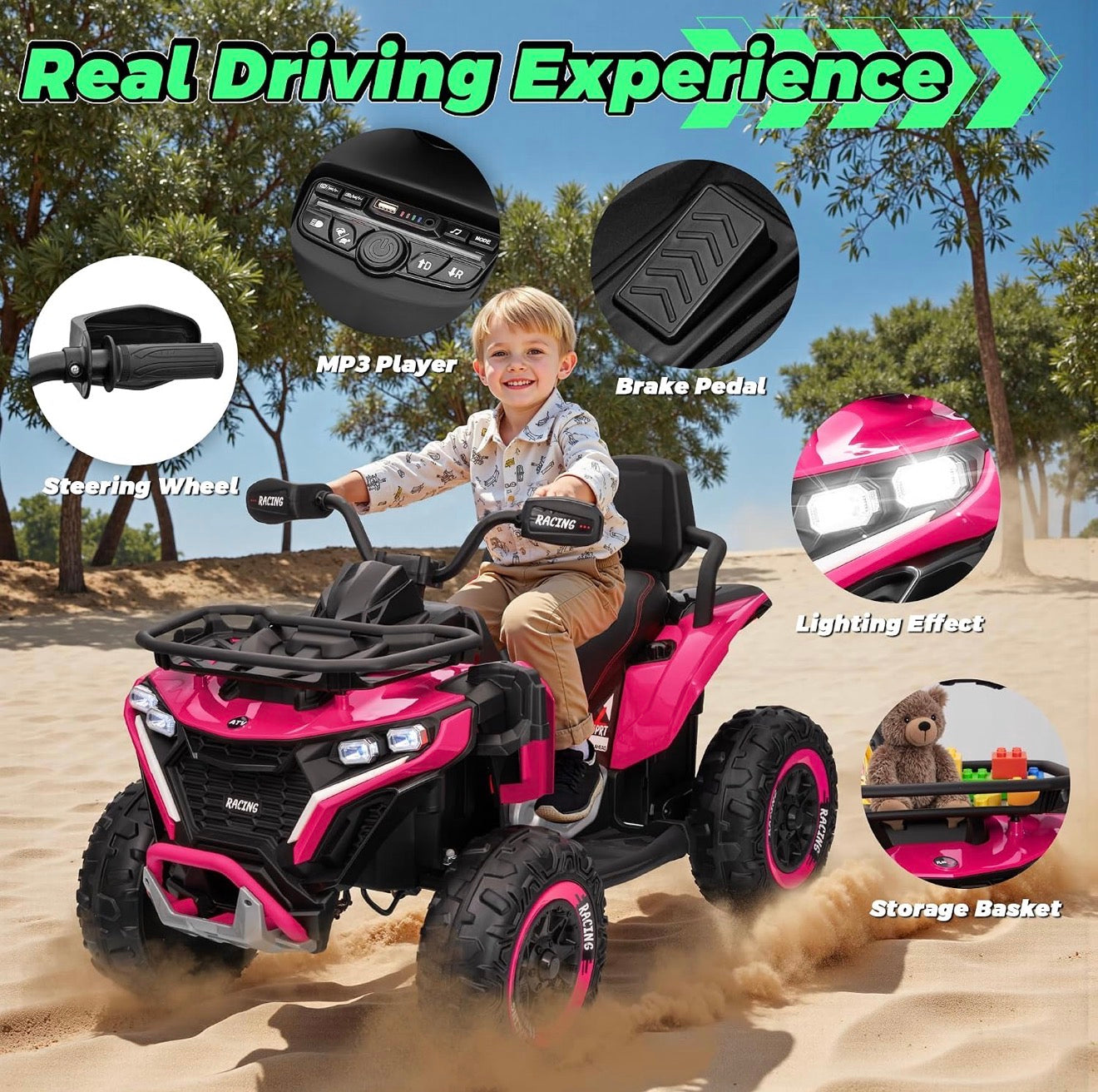 The Ranger XL — 24V 2-Seater Kids ATV