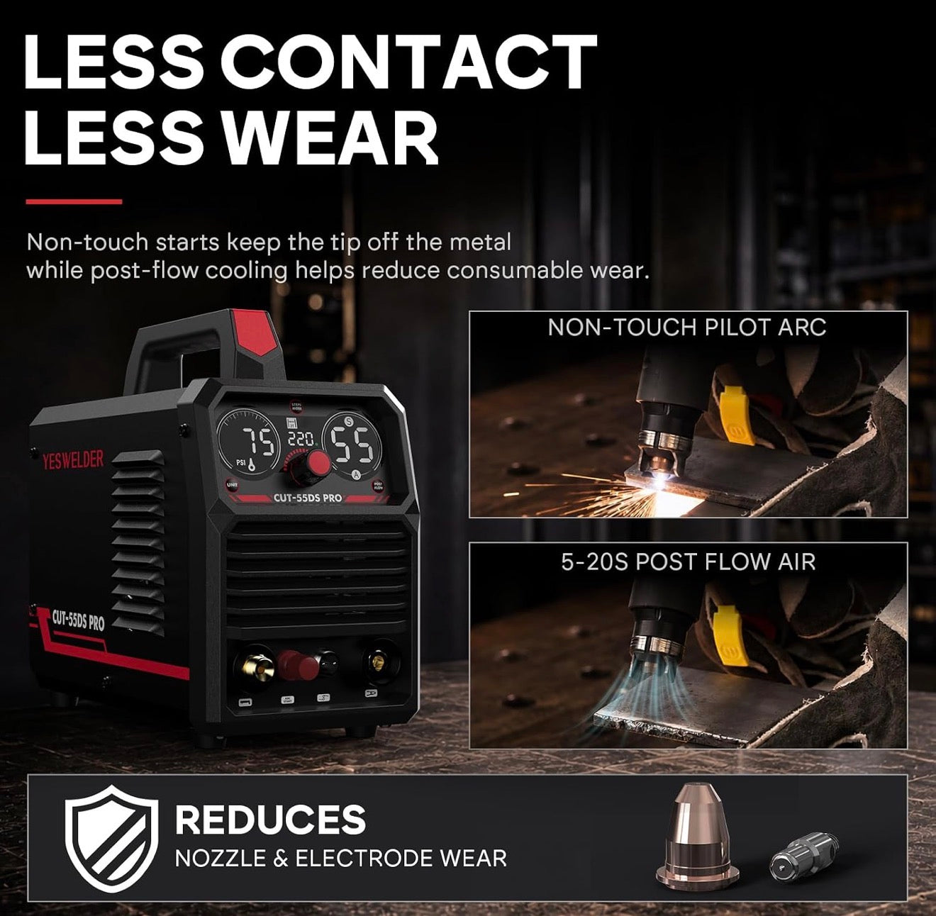 The 55DS Pro — 50A Digital Plasma Cutter