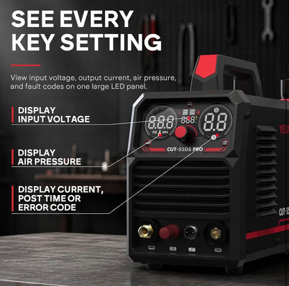The 55DS Pro — 50A Digital Plasma Cutter